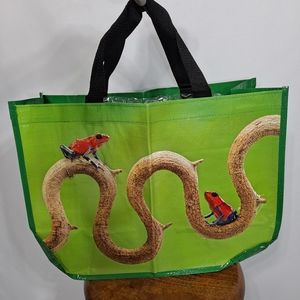 The Nature Conservatory Poison Dart Frog Vinyl Tote NWOT